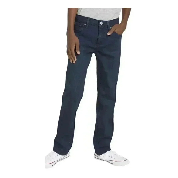 Levi's Performance 511 Slim Straight Leg Denim Jeans Med Wash Blue Cotton/Spande - Picture 1 of 12